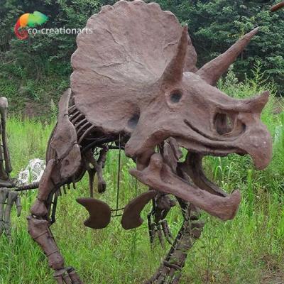 China Esqueleto do Triceratops do dinossauro da decoração da estrada à venda