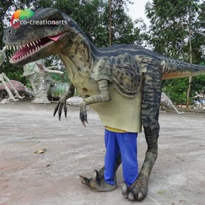 China Longitud real del traje los 4.5m del dinosaurio del traje Animatronic del rapaz de la luz del LED en venta