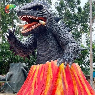 中国 遊園地のためのカスタマイズされた屋外のAnimatronic Godzillaモンスターの火山 販売のため