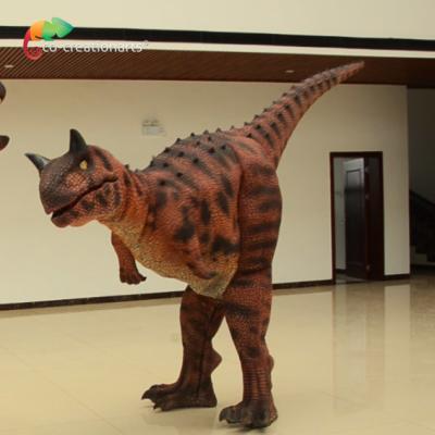 China ZTE Customized Carnotaurus Dinosaur Costume For Dinosaur Park Attraction en venta