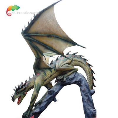 China Mechanical Dragon Model Animatronic Dragon For Dragon Theme Park Attraction Te koop