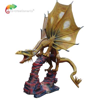 China 220v Customize Robotic Real Looking Dragon Realistic Movement 1 Year zu verkaufen