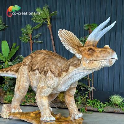 China Realistic Induction Control Animatronic Dinosaurs Animatronic Triceratops For Attaction for sale