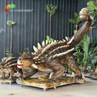 China Life Size Animatronic Ankylosaurus Simulation Dinosaurs For Jurassic Attraction for sale