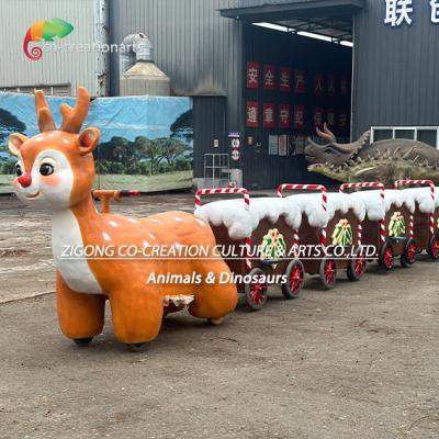 China Customized Christmas Deer Scooters Attraction For Shopping Center Playground Attractions for sale