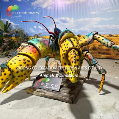 China Animatronische Animalen Simulatie Hermit Kreeft Voor Theme Park Decoratie Te koop