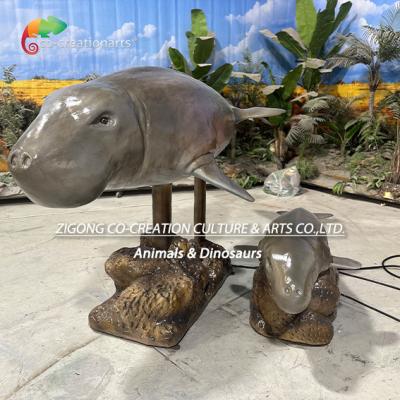 China Animatronische Dieren Simulatie Dugong Dieren Voor Aquarium Decoratie Te koop