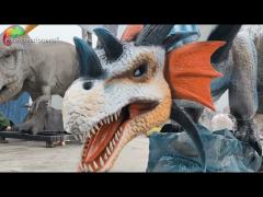 Simulation Color Animatronic Dragons Animatronic Model 5 Meters