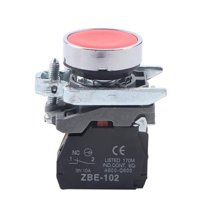 China Plastic FLUSH PUSH BUTTON XB4 SWITCH FOR CABINET for sale