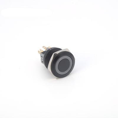 China 16mm STAINLESS 15a Metal No GOLD Push Button Switch Momentary Led Push Button Switch for sale