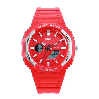 China Alarm Boys Watch New Design, Dual Time Electronic Analog-Digital Wrist Watch for sale