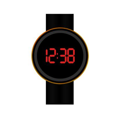 China Water Resistant ODM Logo Sports Digital Touch Screen Silicone Led Watch for sale