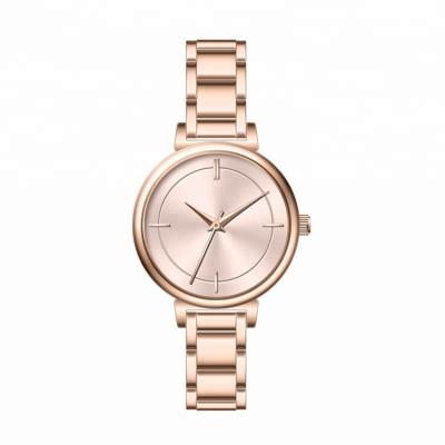 China Latest Luxury Hot Sale Alloy Wrist Watch Water Resistant Women Fashion Quartz Watch For Lady for sale