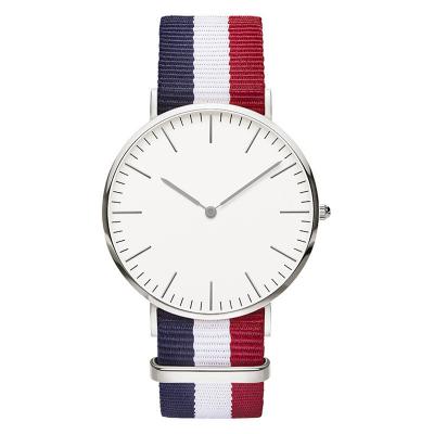 China Day/date BMT 1411 men's quartz wristwatch design new charm simple strap man business quartz colorful nylon watch for sale