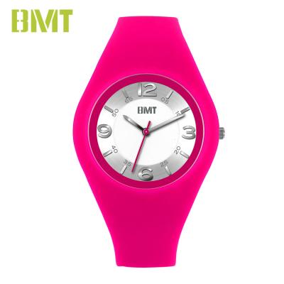 China Hot Selling Top Quality Water Resistant Quartz Jelly Women Watch Customized Colorful Silicone Watch For Kids for sale