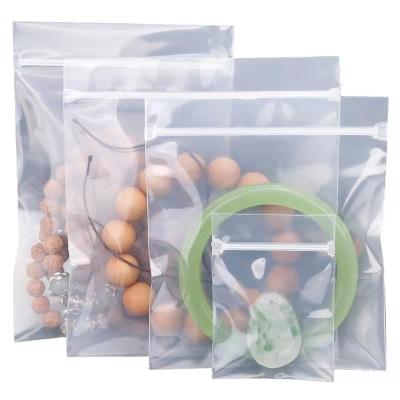 China Disposable Custom Printed Plastic Bag Clear Jewelry Organizer Ziplock Bag for sale