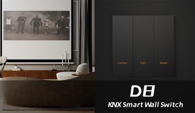 中国 KNXの議定書24Vの壁のスイッチのスマートな家/ホテルのプラスチック壁電気スイッチ 販売のため