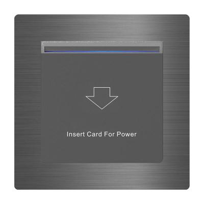 China UK Back Box 86mm Size Hotel Room Card Holder High Voltage 220VAC+-10% for sale