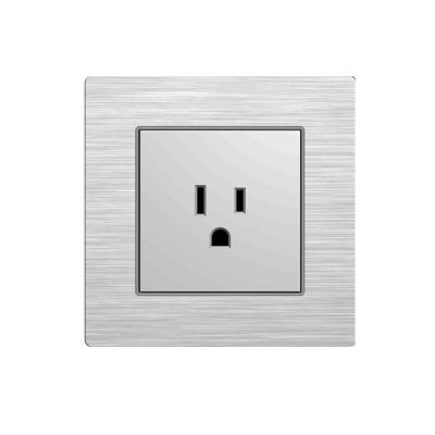 China 125 Volt American Standard Wall Socket 15A Rose gold / Black for sale