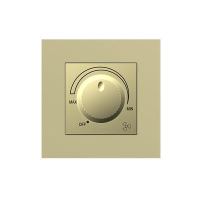 China Full plastic Dimmer Knob Types 86x86mm Size Champagne Color for sale