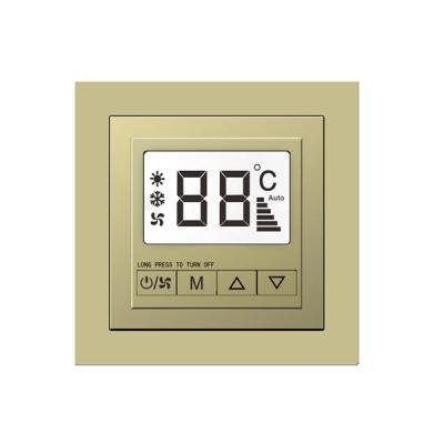 China RS485 Modbus Thermostat Control Panel Horizontally mounted 4 conjoined frame for sale