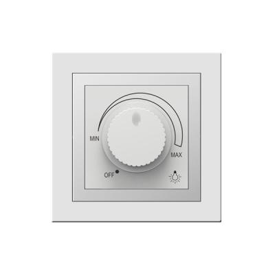 China Laffey Knob Type Fan And Light Dimmer Switch 86mm Plastic panel for sale