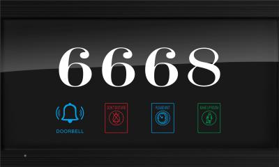 Cina Il nero/Champagne Outdoor Doorbell Switch DND/MUR Function in vendita