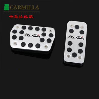 China Luxury Aluminum Alloy AT Car Accelerator Pedals Brake Pedal Clutch Pedals For Ford Kuga Escape 2013 - 2020 2021+ Accessories for sale