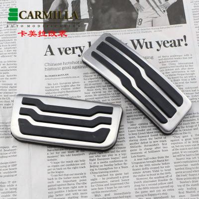 China Luxury Stainless Steel Car Pedals Accelerator Fuel Gas Brake Pedal Cover For Ford Everest Ranger 2015-2019 MT 2020 2021+ AT Accessories for sale