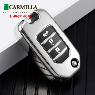 China Luxury TPU Car Key Case Cover For Honda Civic CR-V HR-V Accord Jade Crider Odyssey Jade Key Protection 2015-2018 for sale