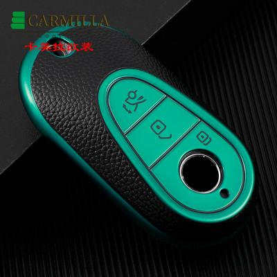 China Luxury Leather Type TPU Smart Car Key Case Cover For Mercedes Benz W223 S Class S300 S350 S450 S500 S400 s350l s450l s500l 2020 2021 for sale