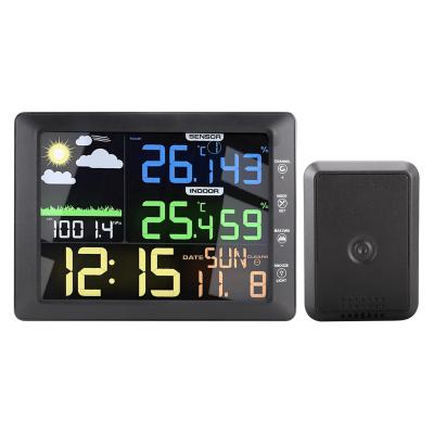 China Weather station with bramometer Smart Remote Monitoring Digital Multifunctional weather station with clock stations sensor for sale for sale