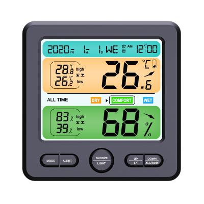 China Indoor And Outdoor Weather Station Monitor Relative Small Meters Use Smart Usb And Tester Monitor Digital Temperature Humidity Meter Wall Mounted Hygrometer for sale