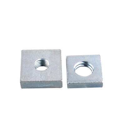 China DIN557 industry square nut general nuts supplier 01 high quality low price M5/m6/m8 high quality square slotted cheng for sale