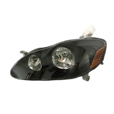 China Body Parts Car Light Head Lamp Black Or Head White For Toyota Corolla 2003 Model Type For Toyota Corolla 2003 2004 2005 USA 2004 2005 USA Type for sale