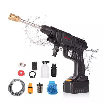 China New China-Chic portable powerful high pressure 24V lithium cordless wireless car wash water jet foam gun car washer for sale