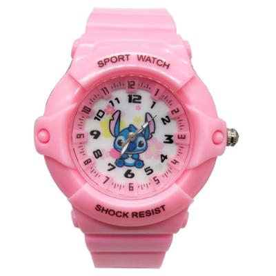 China Lovely Star Day/Date Baby Dot Cartoon Silicone Waterproof Kids Watch for sale