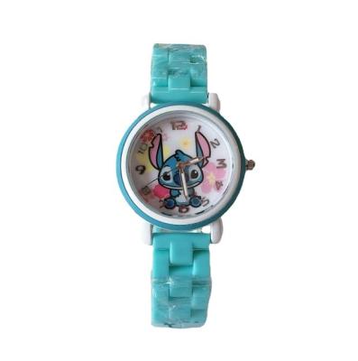 China Children Kids Student Boy /Girl Cartoon Waterproof Box Ceramic Watch for sale