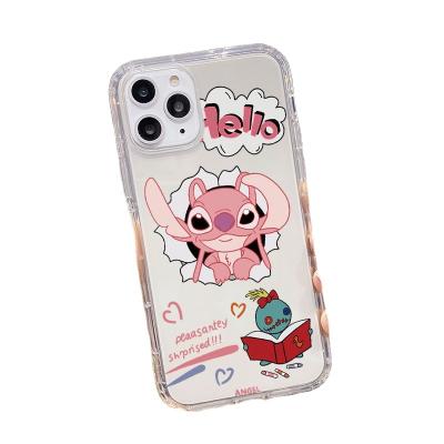 China Waterproof Couple Stitch Cute Phone Case TPU Phone Case Silicone Case for sale