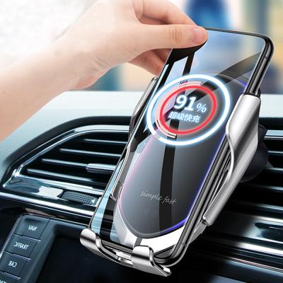 China Mobile phone s5 mobile phone car holder wireless charger for sale