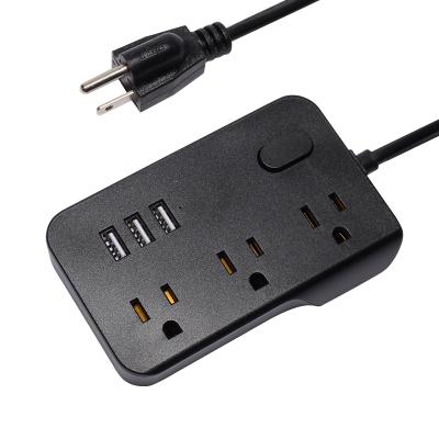 China 2 residential/general purpose power strip packs with usb for sale