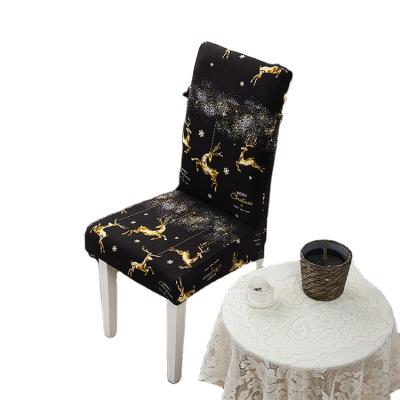 China Durable Stretch Dining Chair Cover Removable And Washable Spandex Cover For Kitchen And Living Room for sale