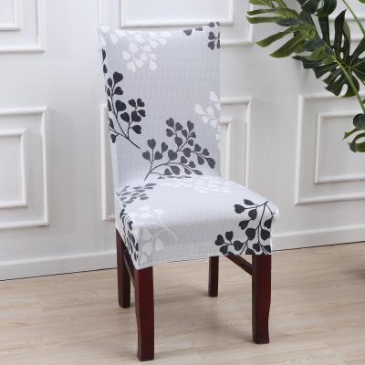 China New Durable Multifunctional Butterfly Floral Print Spandex Universal Chair Cover Removable Elastic Seat Dining Stretch Chair Cover for sale