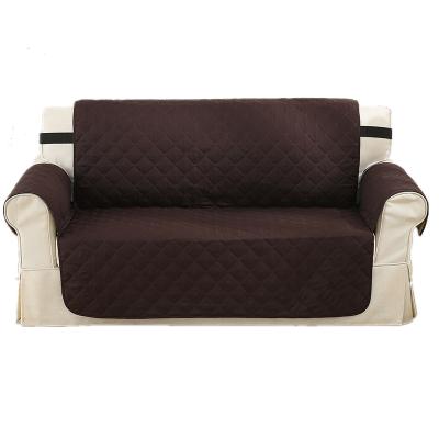 China Modern Waterproof Quilted Home Solid Color Sofa Cover for sale