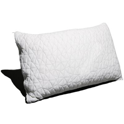 China Anti dust mite memory foam pillow with washable cooling rayon bamboo derivative cover, real bamboo pillow for sale