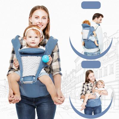 China Ergonomic 360 Polyester Blet Baby Carrier, Baby Sling With Hipseat And Waist Bag Perfect For Moms And Dads for sale