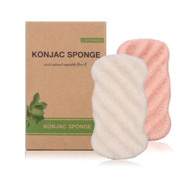 China Eco-Friendly / Biodegradable All Natural Fiber Konjac Sponge And Extra Soft Baby Bath Sponge Perfectly Soft For Newborn, Toddler, And Kids for sale