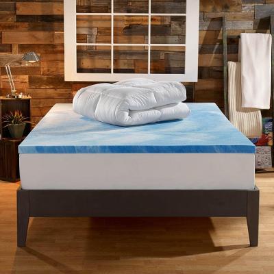 China High Quality Foldable Gel Memory Foam Mattress Topper With CertiPUR-USA Certification for sale