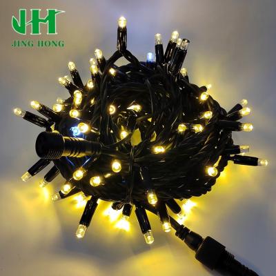 China Custom Waterproof IP65 Scallop Festival Holiday Lighting PVC Christmas Decorations LED String Light Pink Purple Valentine Green Yellow for sale