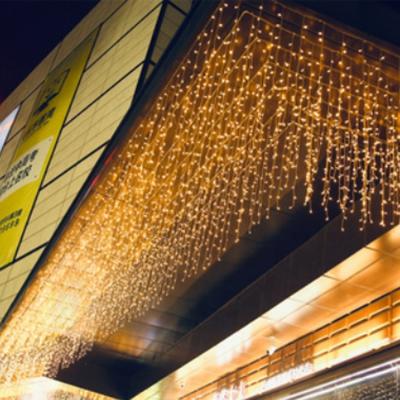 China 2*3m 300led Curtain Led Curtain Lights Detachable Ice Strip Curtain Lights 3*3m Outdoor Holiday Decoration Lighting for sale